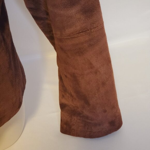 Genuine Leather Short Zippered Jacket - Picture 3 of 15